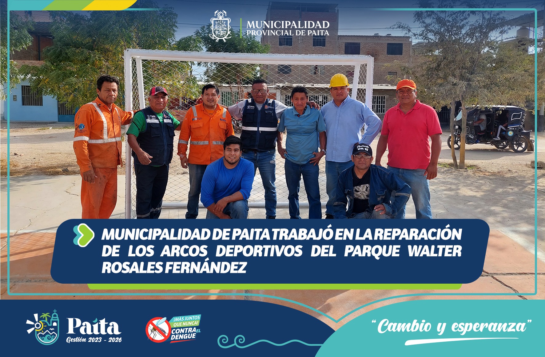 reparación de los arcos deportivos 