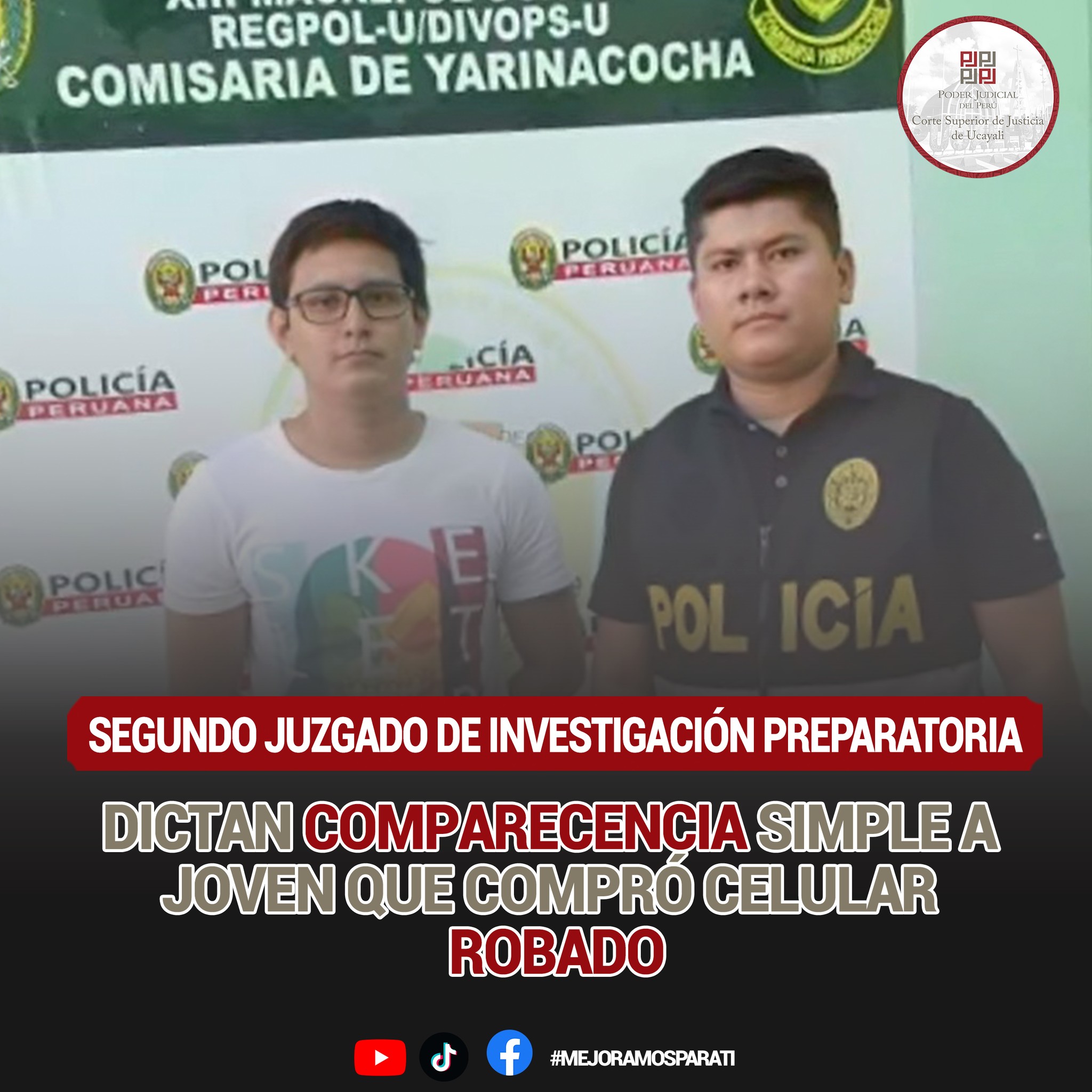 Joven investigado