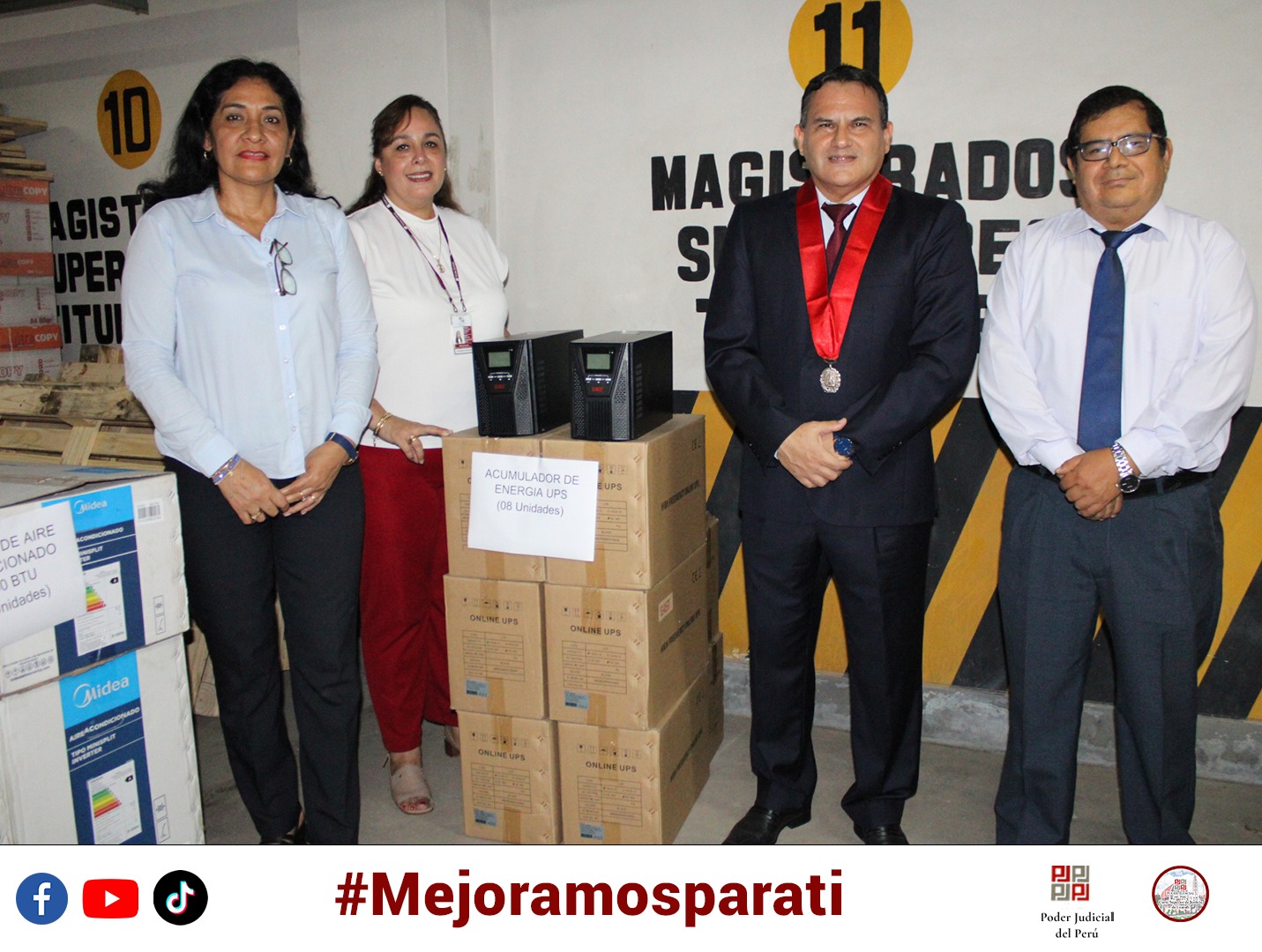 Entrega de equipos