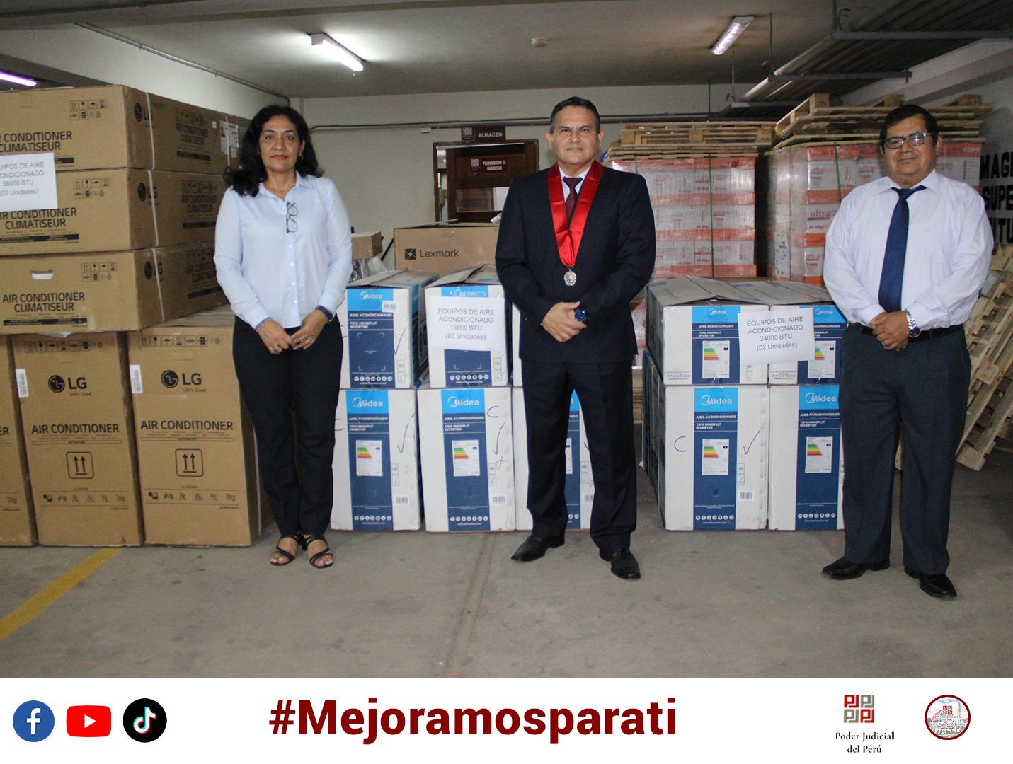 Entrega de equipos