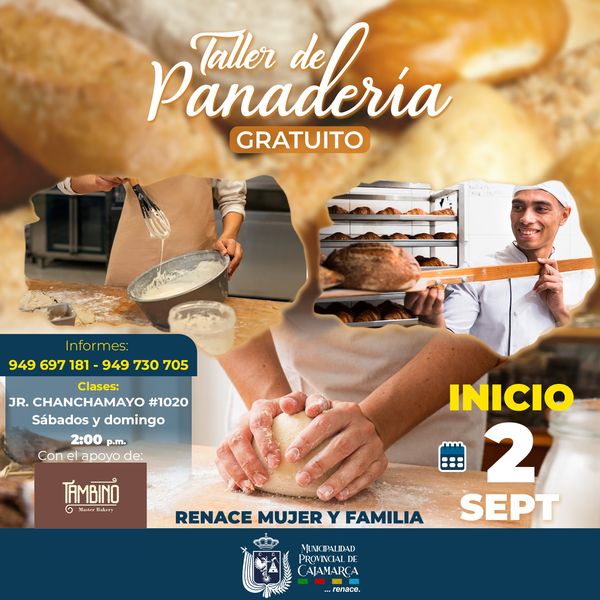 Tenemos dos nuevos talleres en ππππππππΜπ π ππππ, puedes inscribirte hasta el 2 y 7 de setiembre respectivamente.
πVisita nuestro local del CEDEM en Jr. Chanchamayo #1020