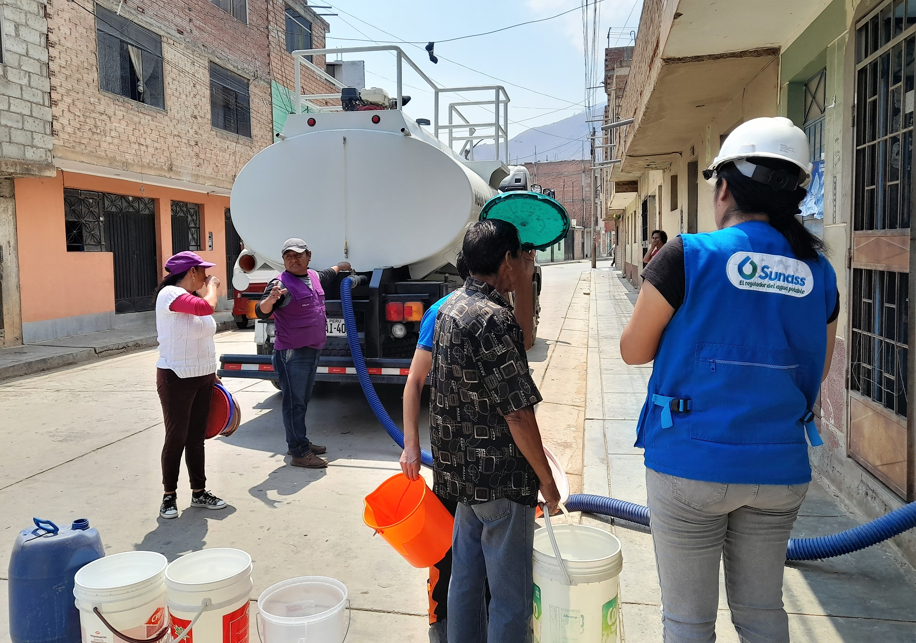 Sunass monitoreó abastecimiento de agua