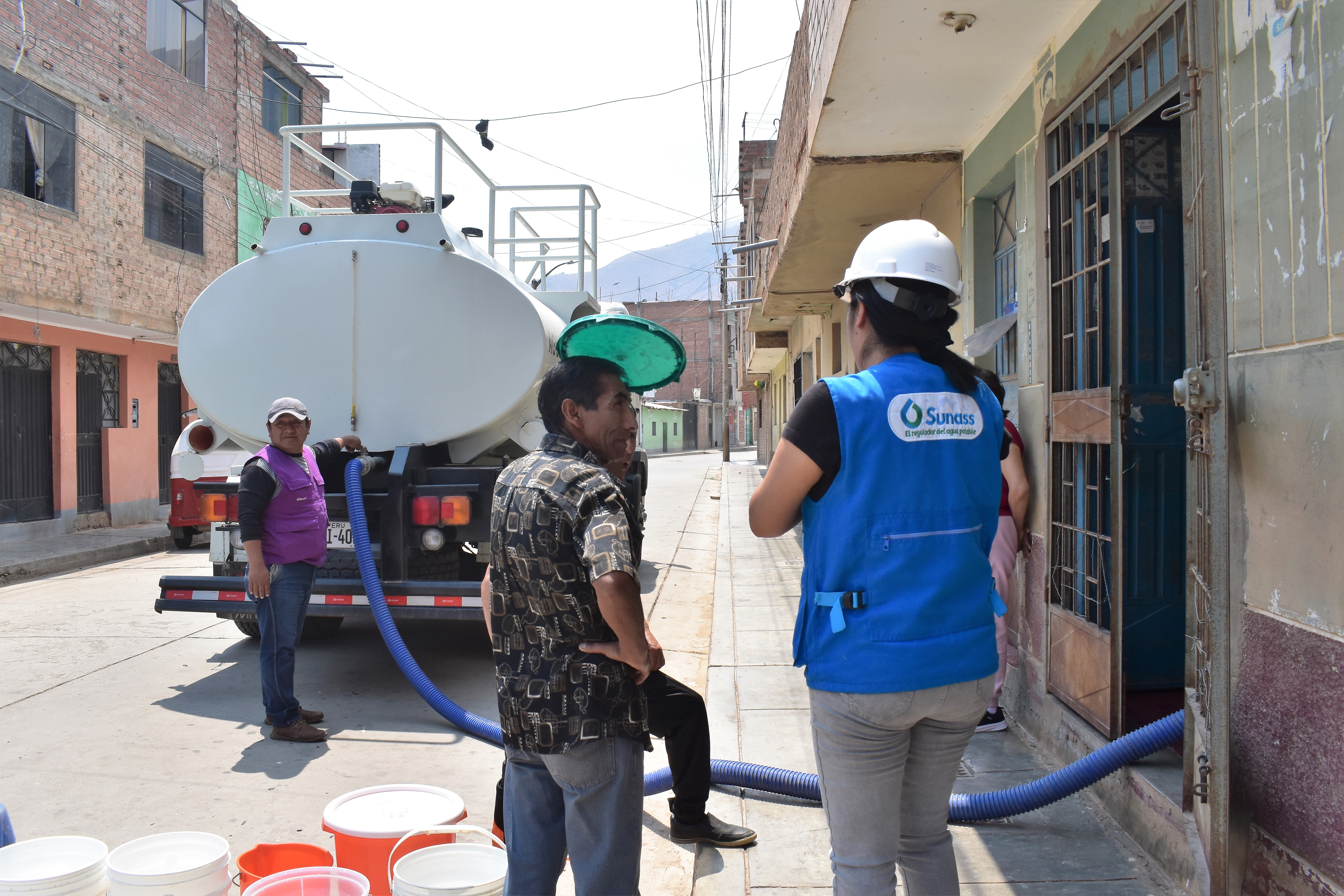 Sunass monitoreó abastecimiento de agua
