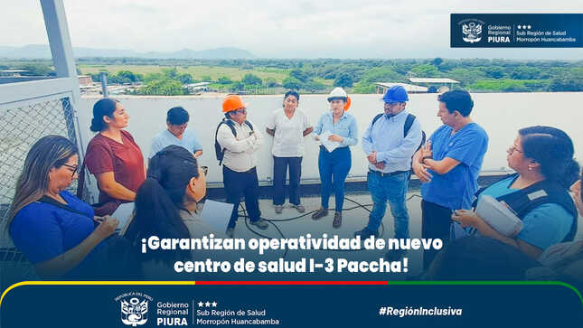 "Operatividad en el centro de salud I-3 de Paccha"