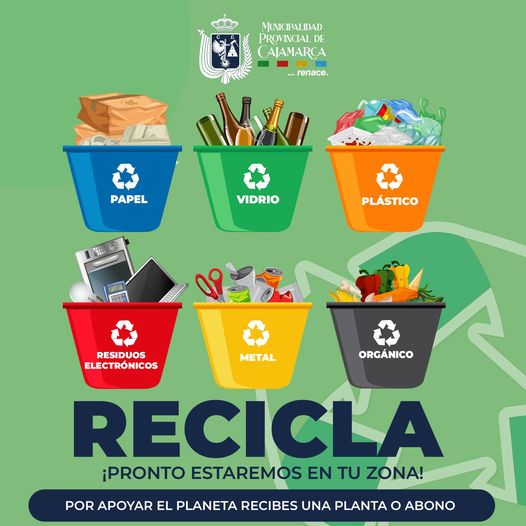 Pronto nuestro personal estará en tu sector para seguir cuidando 𝐉𝐔𝐍𝐓𝐎𝐒 el planeta. 
⚠️Aquí te dejamos una recomendación de como separar tus residuos. 
