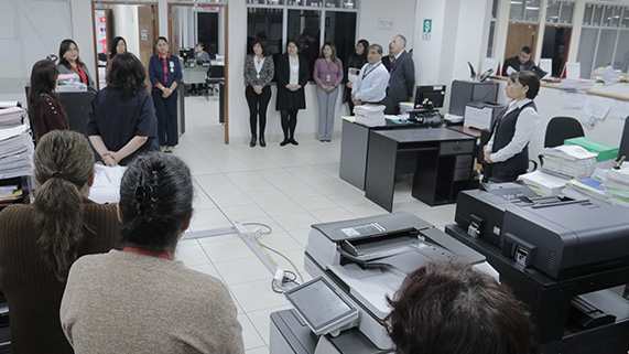 Juzgados de Familia del Callao recibieron visita inopinada de la Oficina Descentralizada de la Autoridad Nacional de Control del Callao