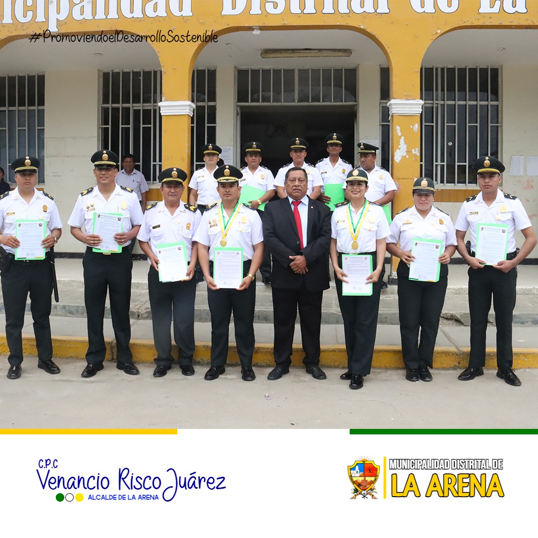Reconocimiento Policía La Arena