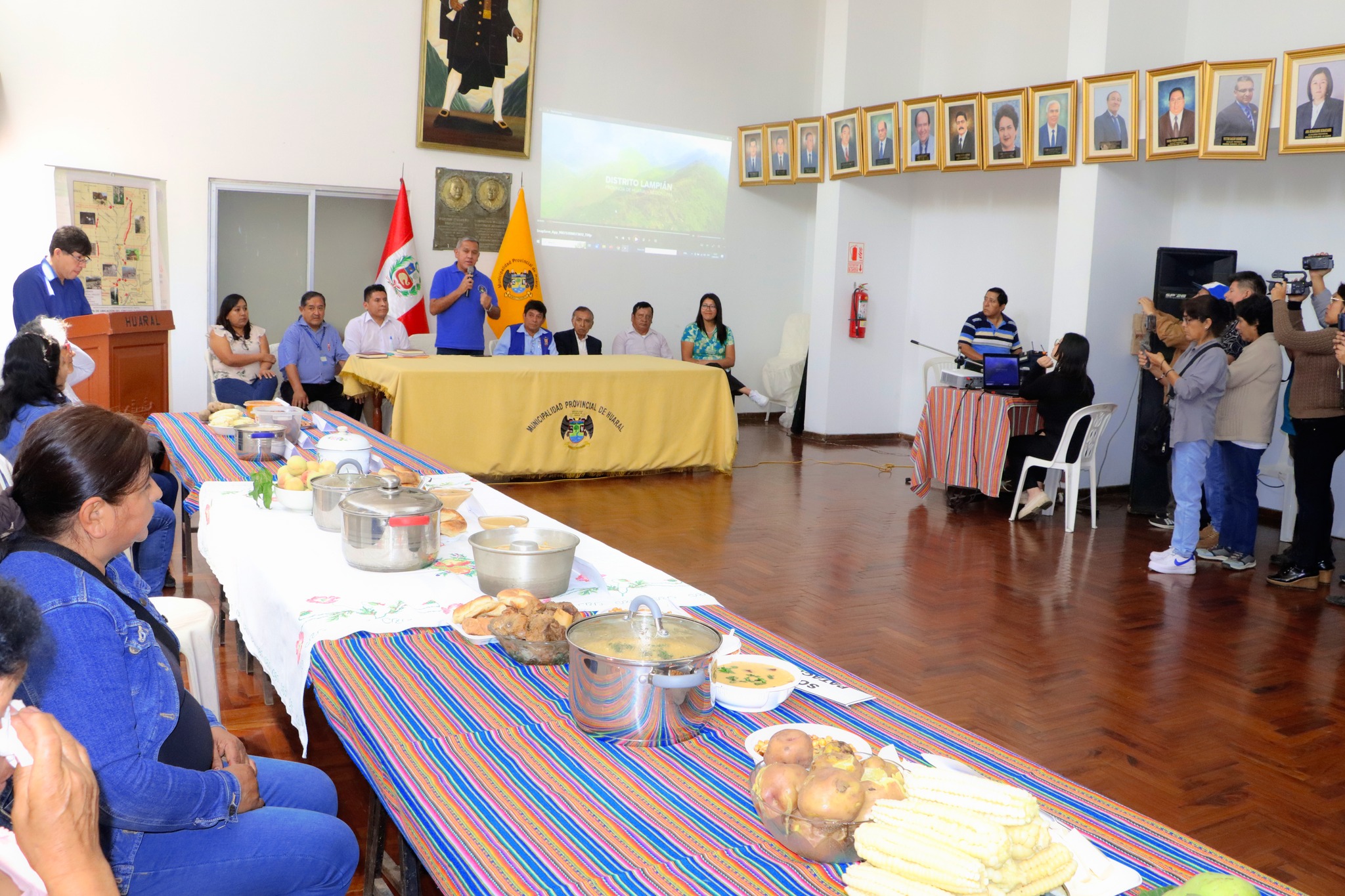 Delegación de Lampián realizó exposición y exhibición de sus potencialidades turísticas