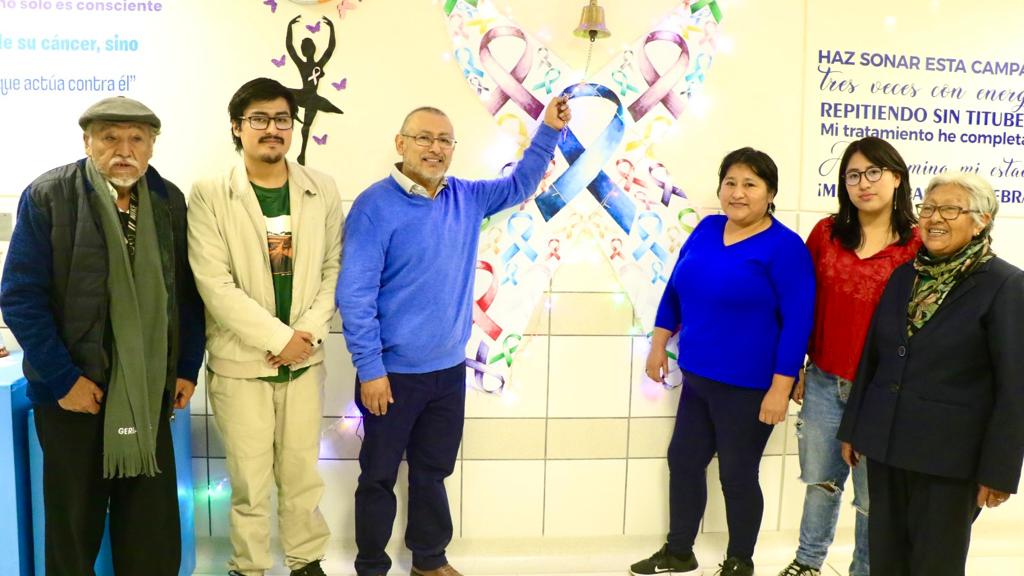 Campana de vida: padre de tres hijos vence al cáncer en Junín