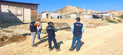 INGEMMET verifica zonas de peligro ante posibles lluvias en Canoas de Punta Sal