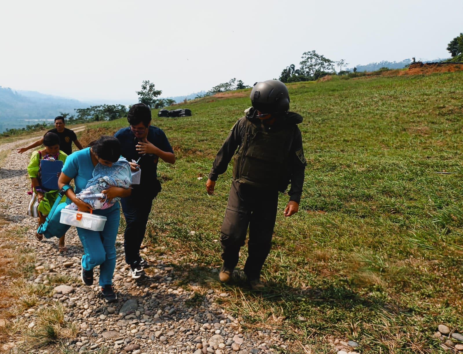Junín: Fuerzas Armadas realizaron evacuación aeromédica en apoyo a recién nacido