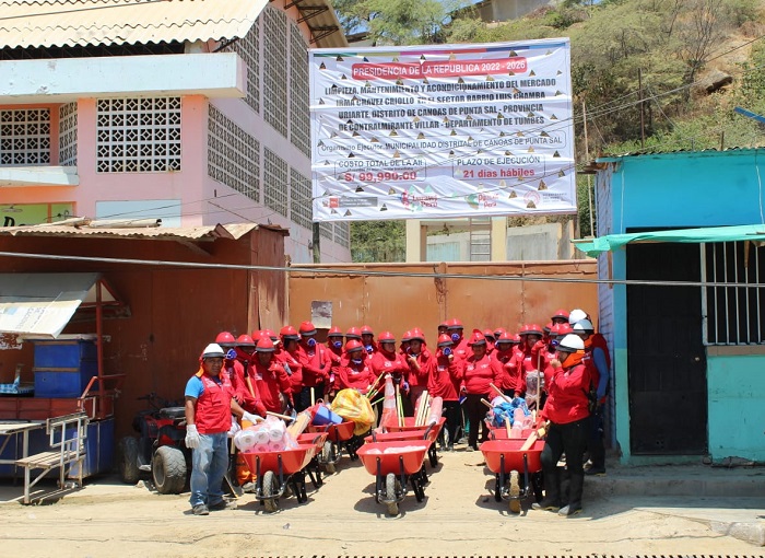 Se inician trabajos temporales en Canoas de Punta Sal del programa Lurawi Perú