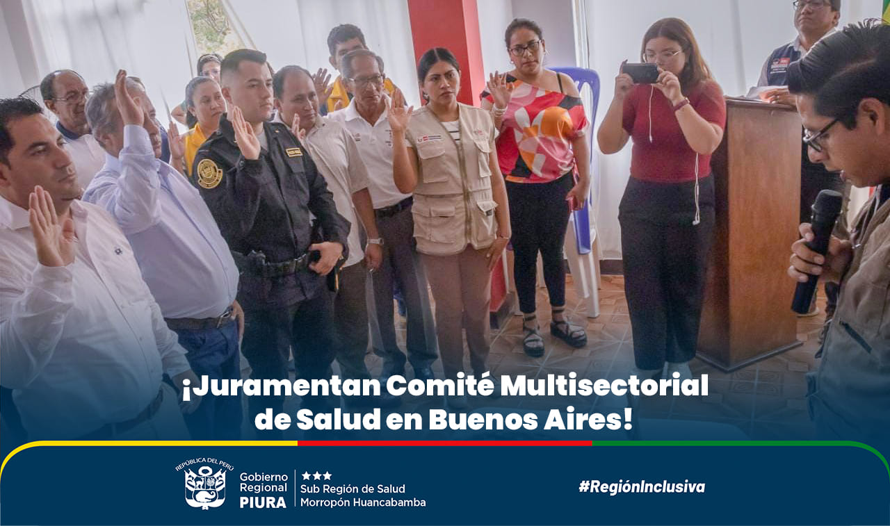 Juramentan comité multisectorial de salud en Buenos Aires