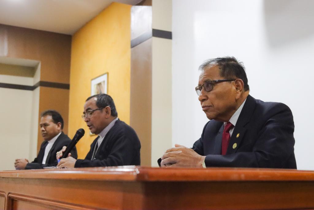 Anuncio fue hecho en conferencia de prensa, realizado el lunes en el Auditorio de la Catedral de Tacna. 