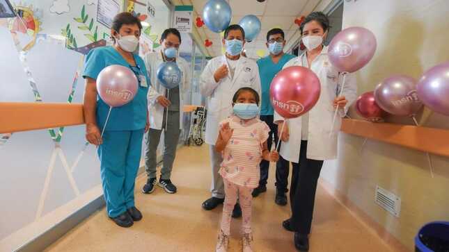 INSN San Borja: madre cuenta cómo la donación permitió que su pequeña hija volviera a nacer