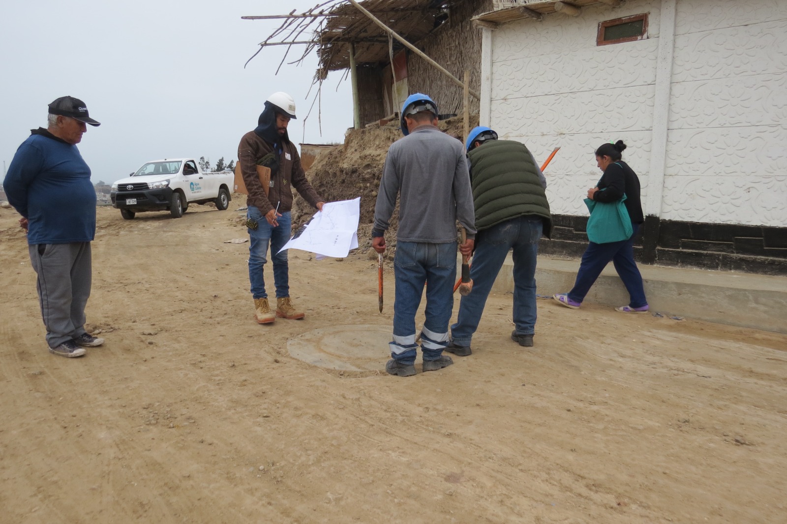 Visita técnica n AH Los Rosales - San Vicente de Cañete