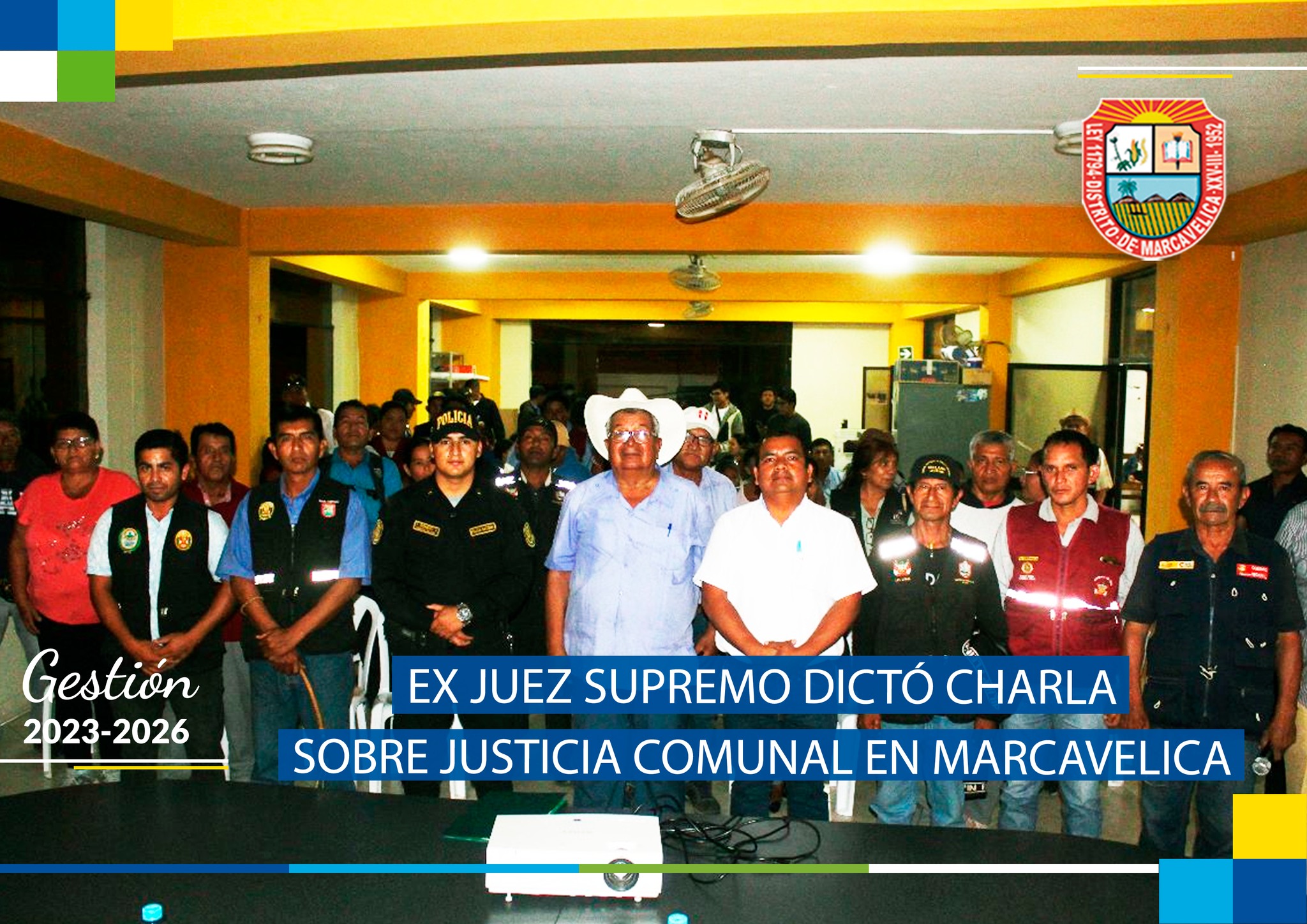 Charla Sobre Justicia Comunal En Marcavelica