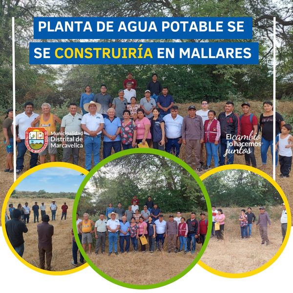 Planta De Agua Potable Se Construiría En Mallares