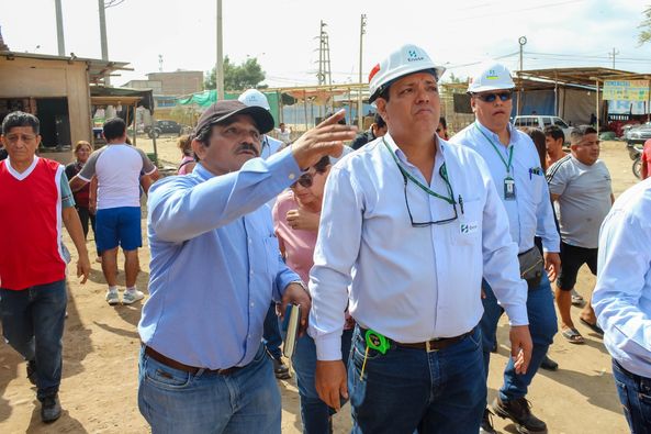 Municipalidad De Sullana Y Enosa Dialogan Con Comerciantes Del Mercado Mayorista