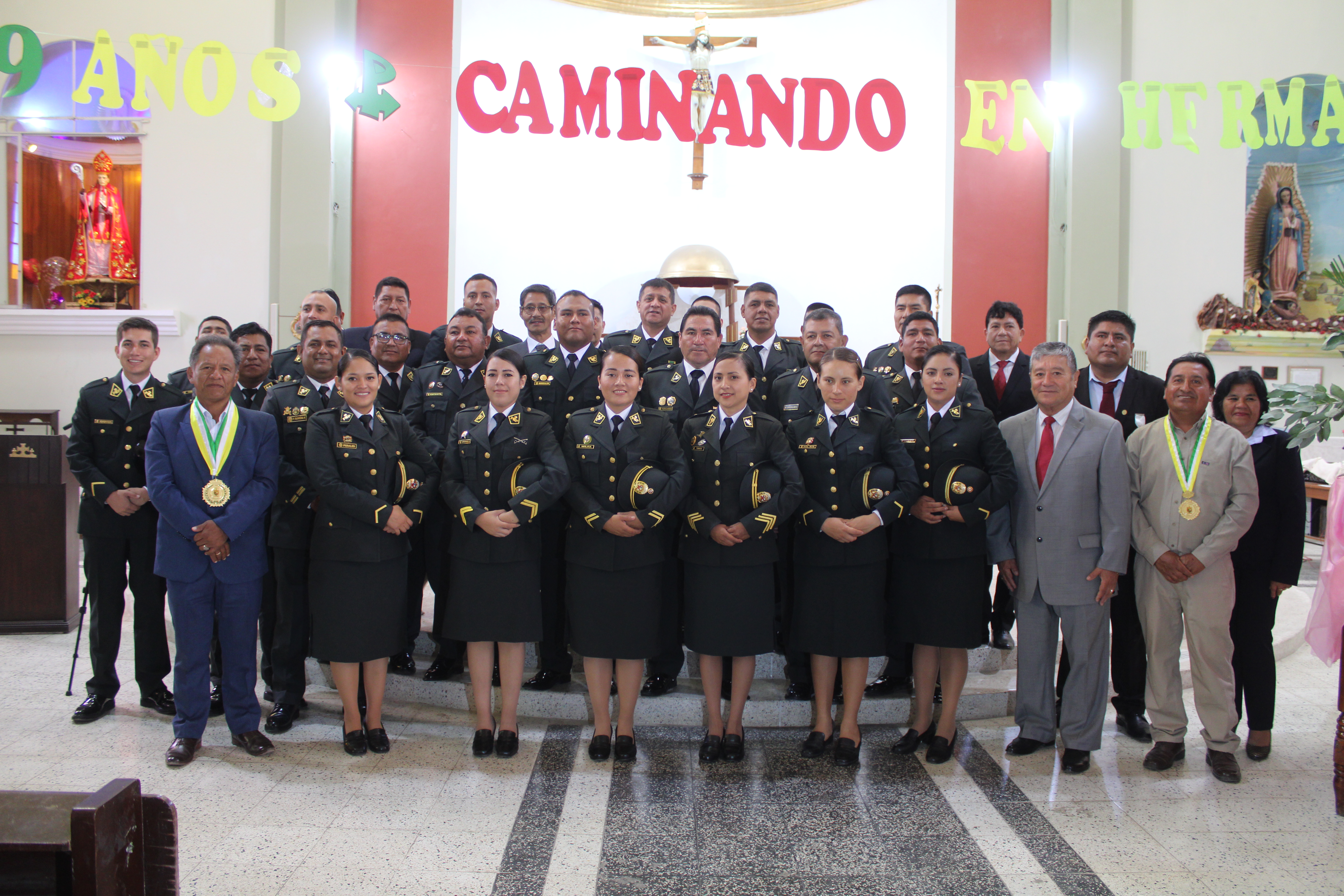 Autoridades locales rinden tributo a la patrona de la Policía Nacional del Perú en Reque