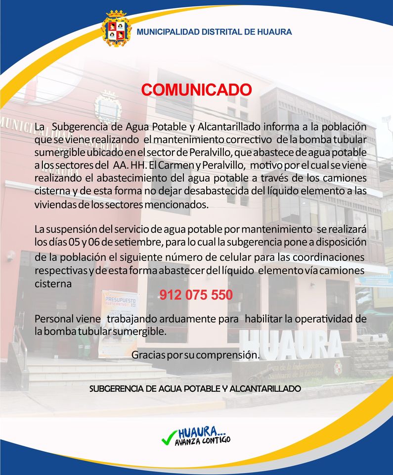 COMUNICADO
