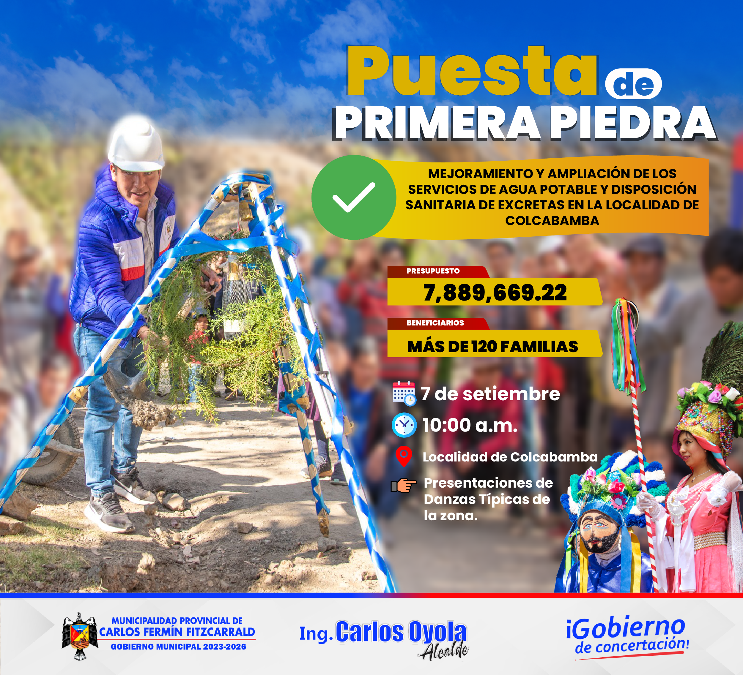 Primera piedra.