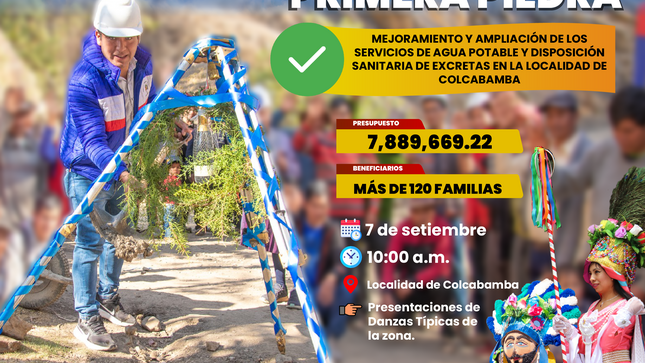 Primera piedra.