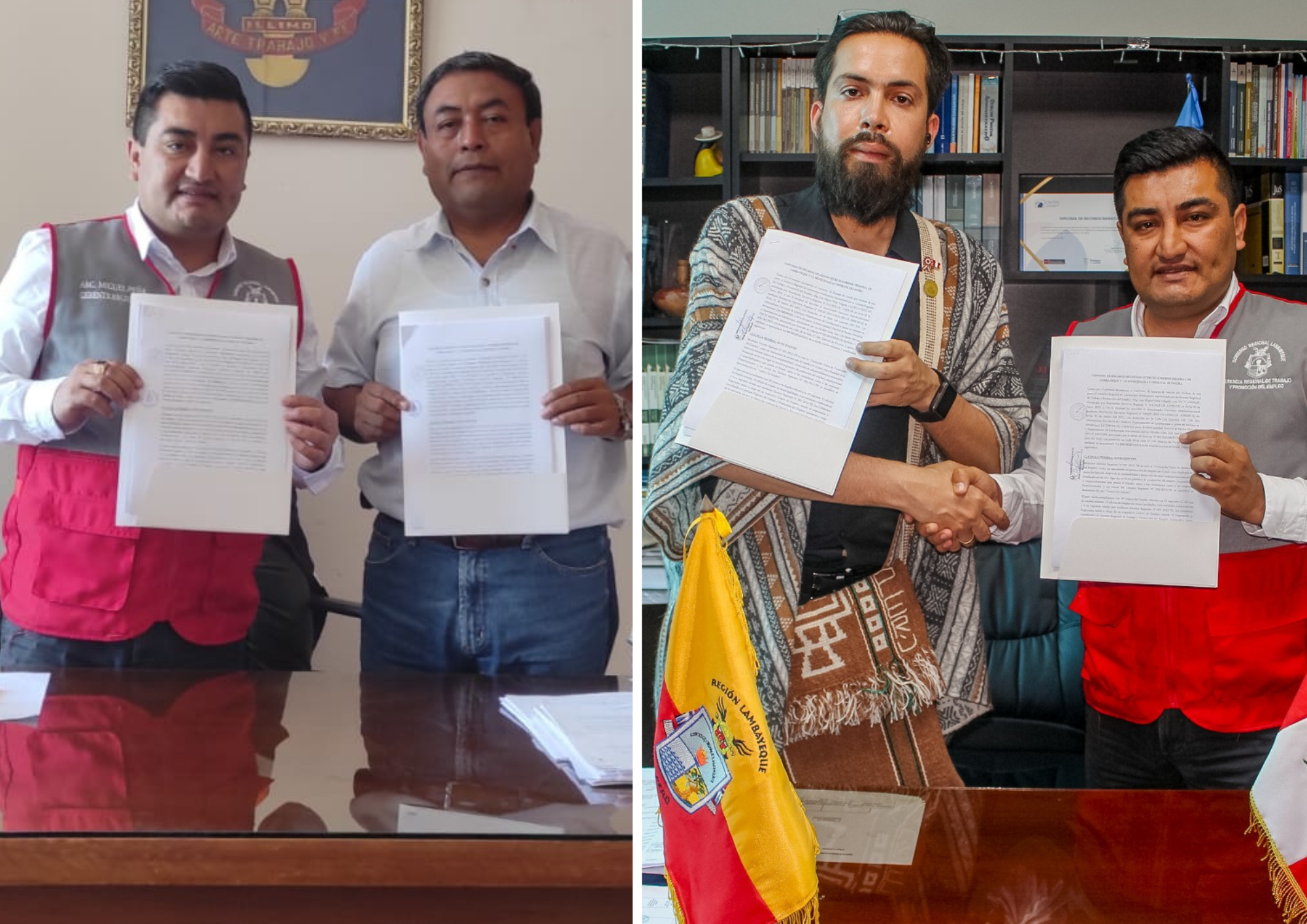 fotos de la firma de convenio