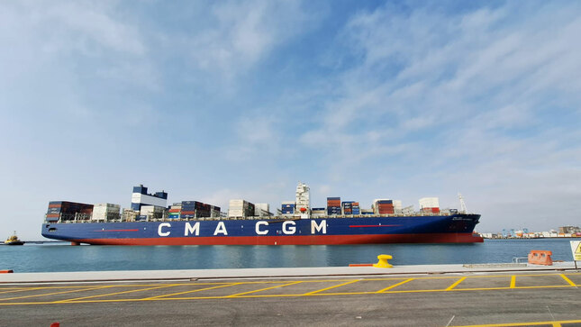 El Terminal Portuario del Callao recibió la nave portacontenedores más grande de su historia