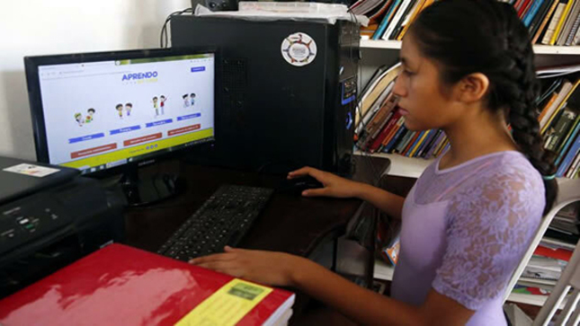 Archivo JPG la niña en la pc