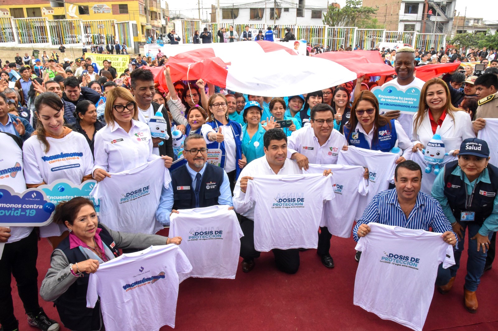 Lanzan campaña de vacunación bivalente contra la Covid-19 en San Juan de Miraflores