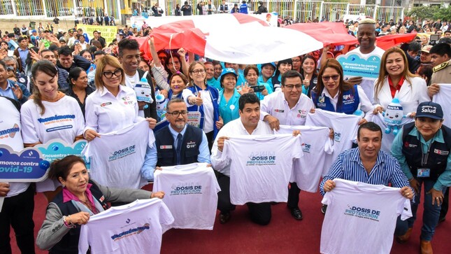 Lanzan campaña de vacunación bivalente contra la Covid-19 en San Juan de Miraflores