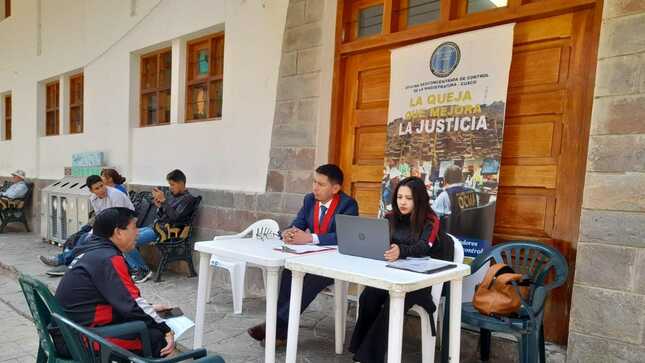 Oficina Descentralizada de la Autoridad Nacional de Control del Poder Judicial - Cusco, se traslada a Urubamba para recepcionar quejas