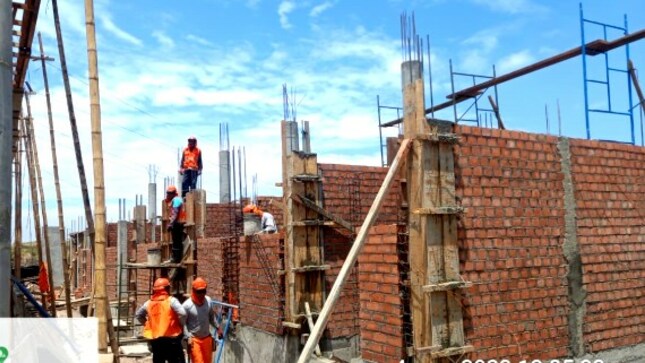 Construcción de polideportivo en Yapatera lleva 25% de avance