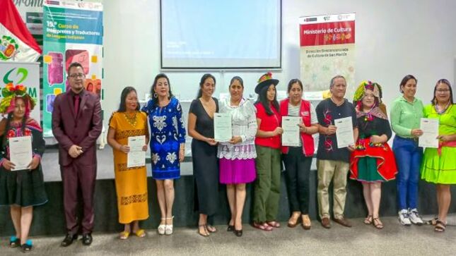 Personal de la Oficina Regional del Indecopi en Tacna participó en Curso de Intérpretes y Traductores de Lenguas Indígenas del Ministerio de Cultura.