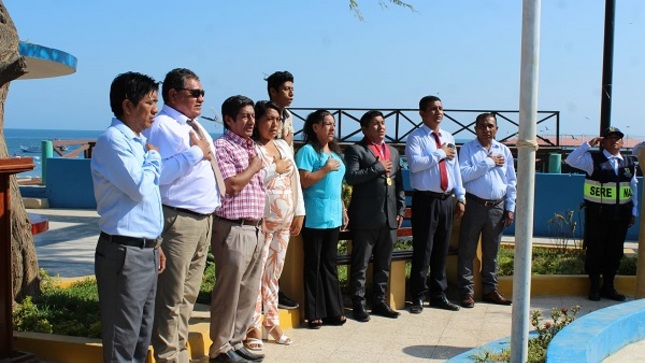 Autoridades de Canoas de Punta Sal participan en ceremonia plena 