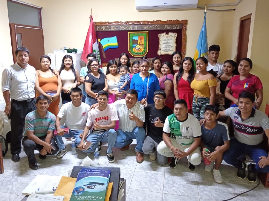 Canoas de Punta Sal ya cuenta con Comité Distrital de la Juventud
