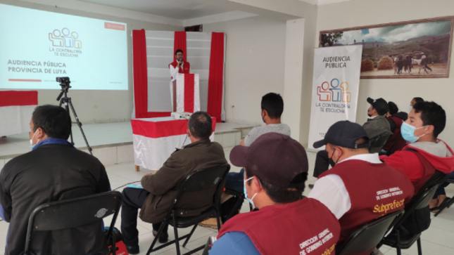 La ciudadanía de la provincia de Utcubamba, región Amazonas, podrá presentar y exponer sus denuncias sobre el presunto uso indebido de bienes y recursos en las entidades públicas de esta jurisdicción, durante la audiencia pública presencial “La Contraloría te escucha”, que se realizará este viernes 8 de setiembre.