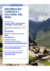 Vista preliminar de documento Información turística y cultural del Perú