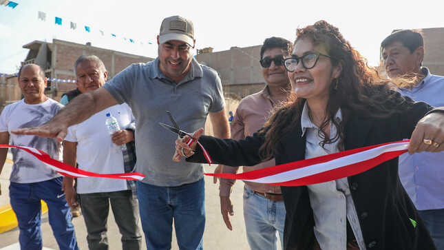 inauguración pistas y veredas
