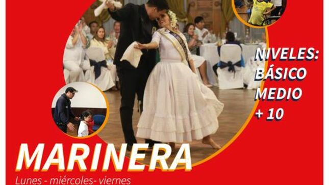 Cultivemos juntos el hermoso baile de la marinera norteña - niños de 6 años adelante. 
✍️Informes en el Centro Cultural Miguel Espinach. Jr. Cruz de Piedra 613