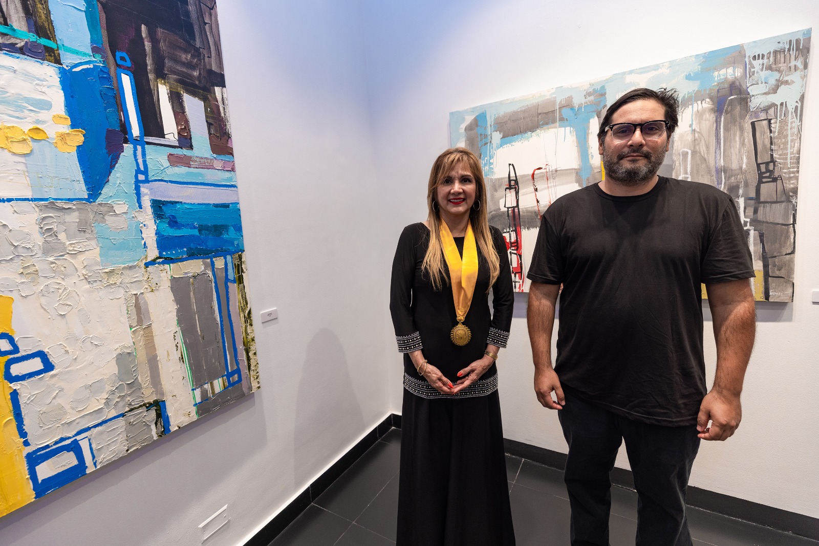 Inauguración exposición artística "Espejismos de ruta"