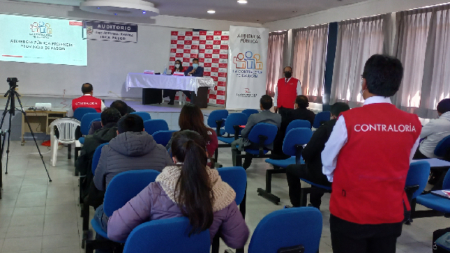 Los ciudadanos y representantes de la sociedad civil organizada de la región de Pasco, tendrán la oportunidad de presentar sus denuncias sobre el presunto uso inadecuado de bienes y recursos públicos en el gobierno regional, municipalidades provinciales y distritales y otras entidades del Estado, durante la audiencia pública “La Contraloría te escucha”.