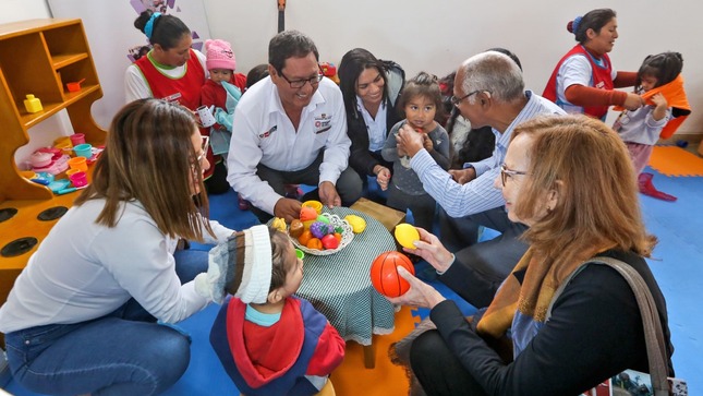 Con apoyo de la cooperación internacional se renovaron locales de Cuna Más en favor de infantes de Lima y Callao