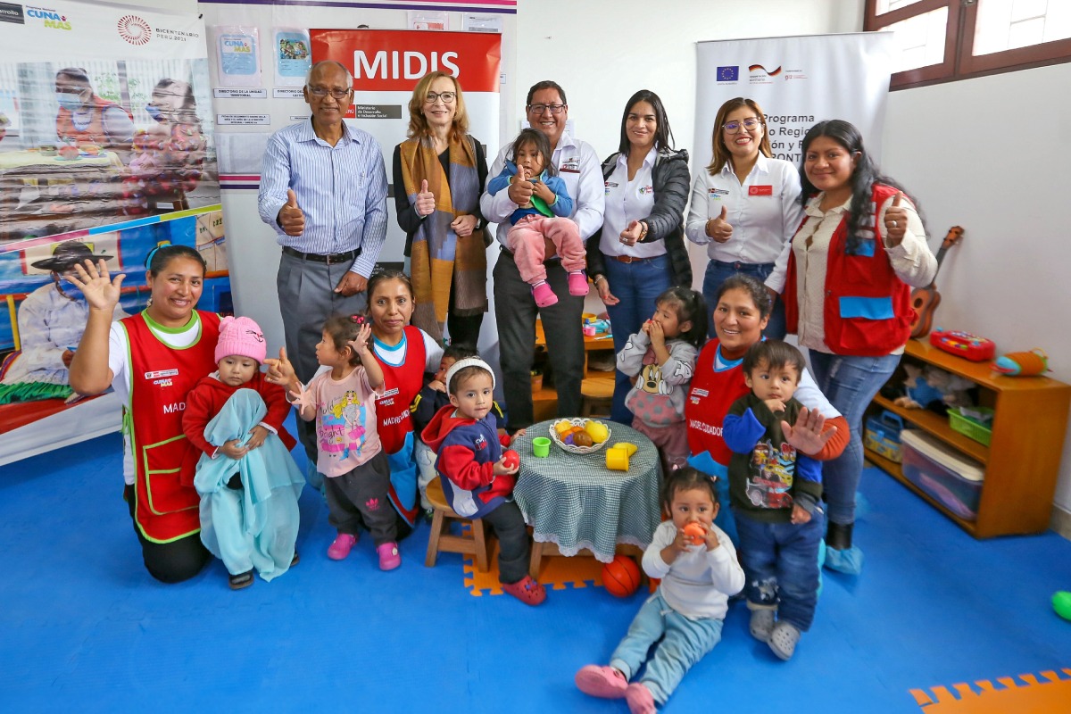 Con apoyo de la cooperación internacional se renovaron locales de Cuna Más en favor de infantes de Lima y Callao