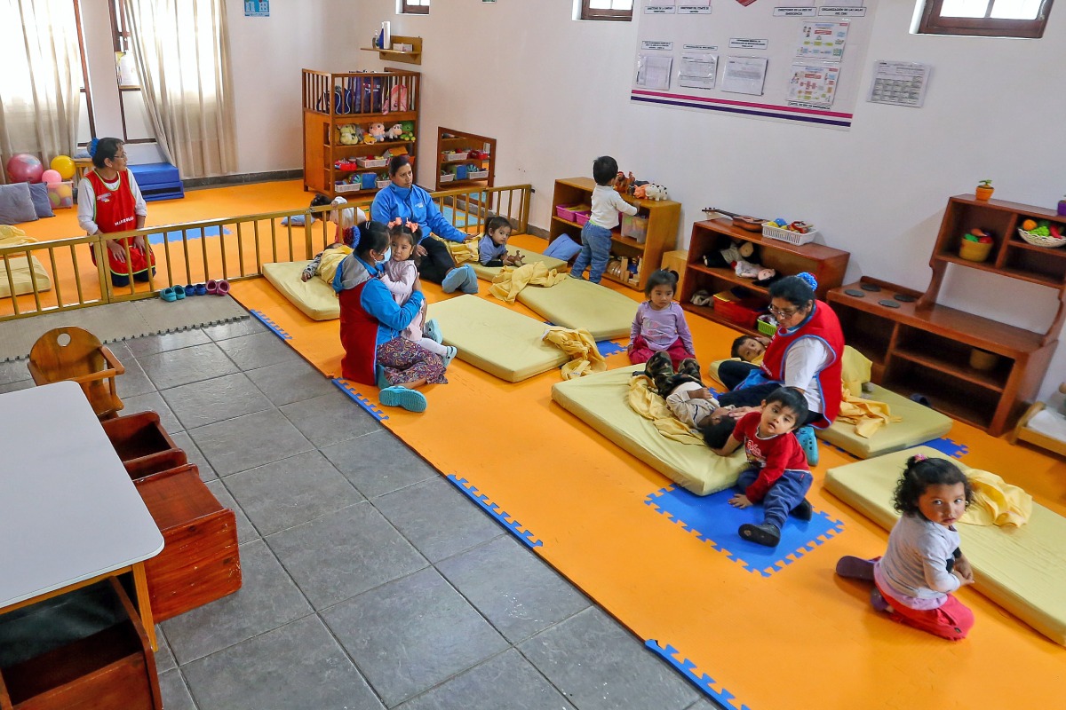 Con apoyo de la cooperación internacional se renovaron locales de Cuna Más en favor de infantes de Lima y Callao
