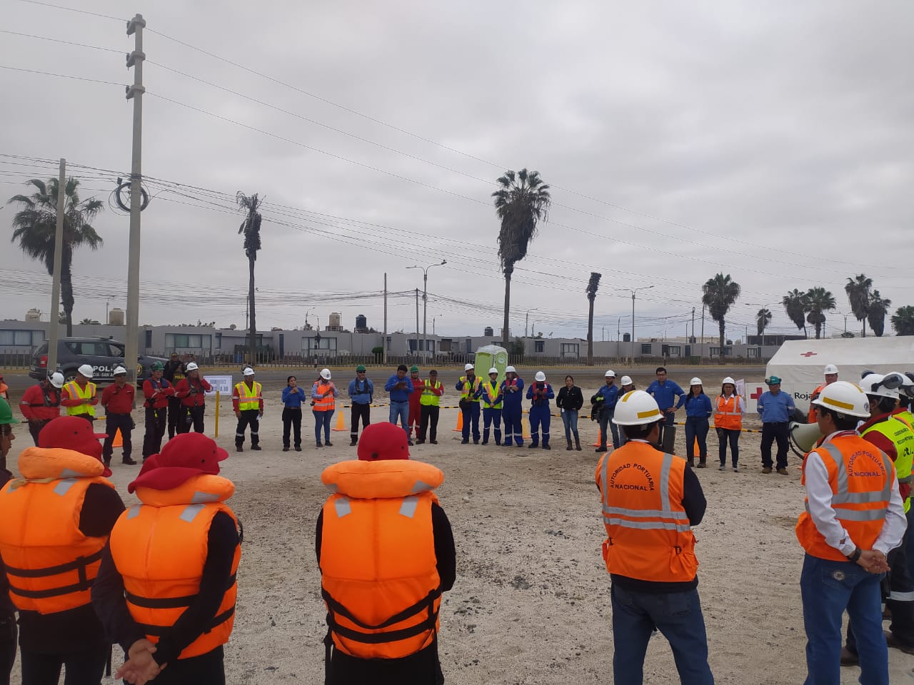 Sala de Coordinación y Toma de Decisiones de la APN realizó un nuevo ejercicio de crisis en terminal portuario