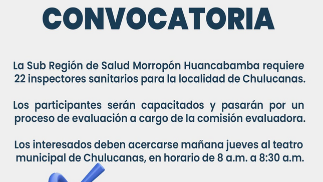 Convocatoria.