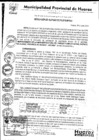 Vista preliminar de documento RESOLUCION DE ALCALDIA N°314-MPH-2019