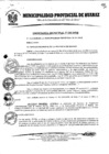 Vista preliminar de documento ORDENANZA MUNICIPAL N°35-MPH-2016